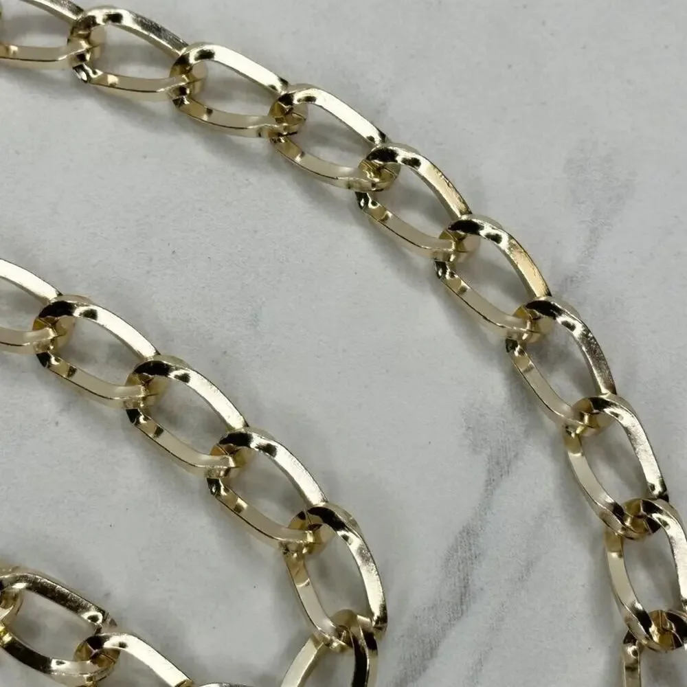Gold Tone Y2K Chain Link Festival Statement Belt Extra Small/Small (XS/S) ✨